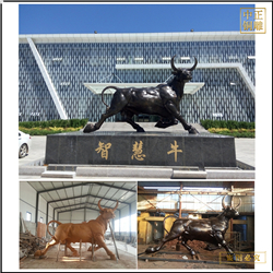園林2米銅牛鑄造廠(chǎng)
