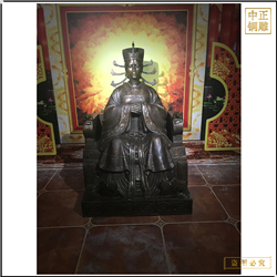鑄銅關(guān)公 古代后妃人物銅雕塑