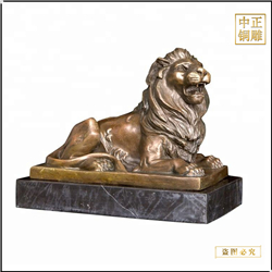 鑄銅關(guān)公 銀行門(mén)口獅子銅雕