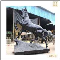 鑄銅關(guān)公 鑄銅鍛銅馬雕塑
