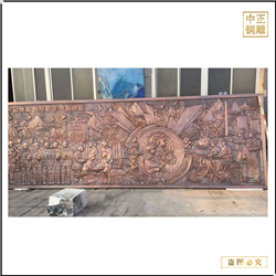 中國(guó)夢(mèng)銅浮雕壁畫