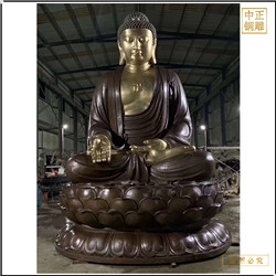 廠(chǎng)家供應(yīng)坐像釋迦牟尼佛銅像